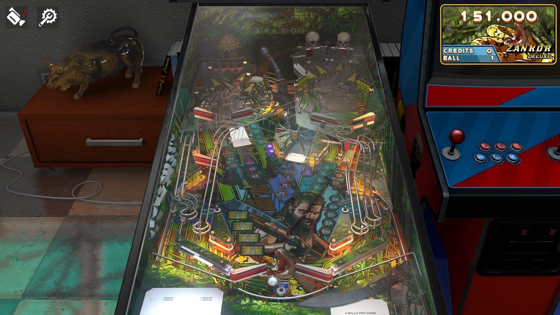 Zaccaria Pinball: Zankor Deluxe Pinball Table screenshot 2