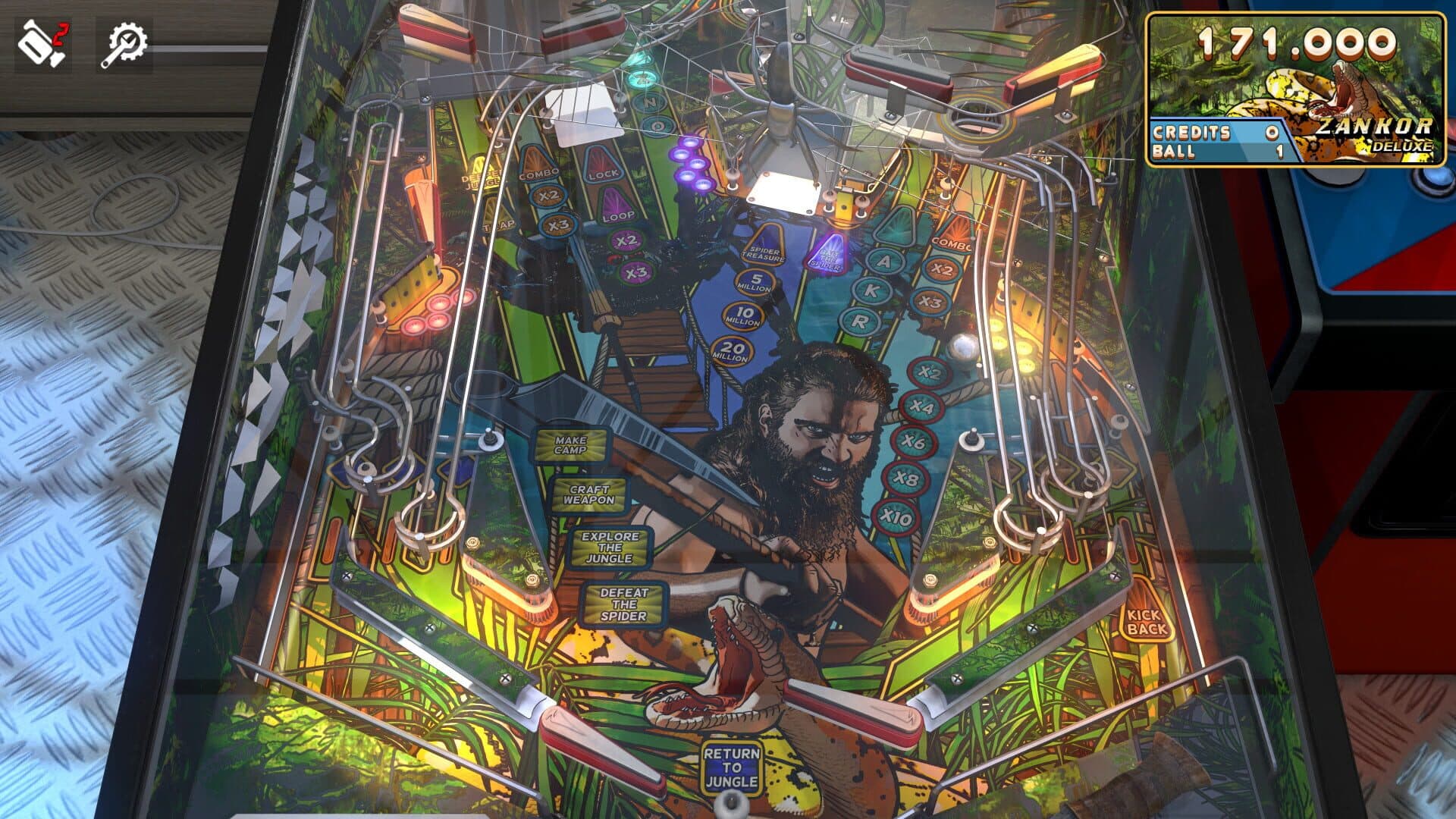 Zaccaria Pinball: Zankor Deluxe Pinball Table screenshot 3