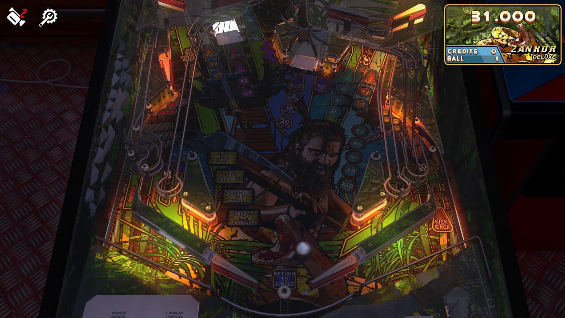 Zaccaria Pinball: Zankor Deluxe Pinball Table screenshot 4