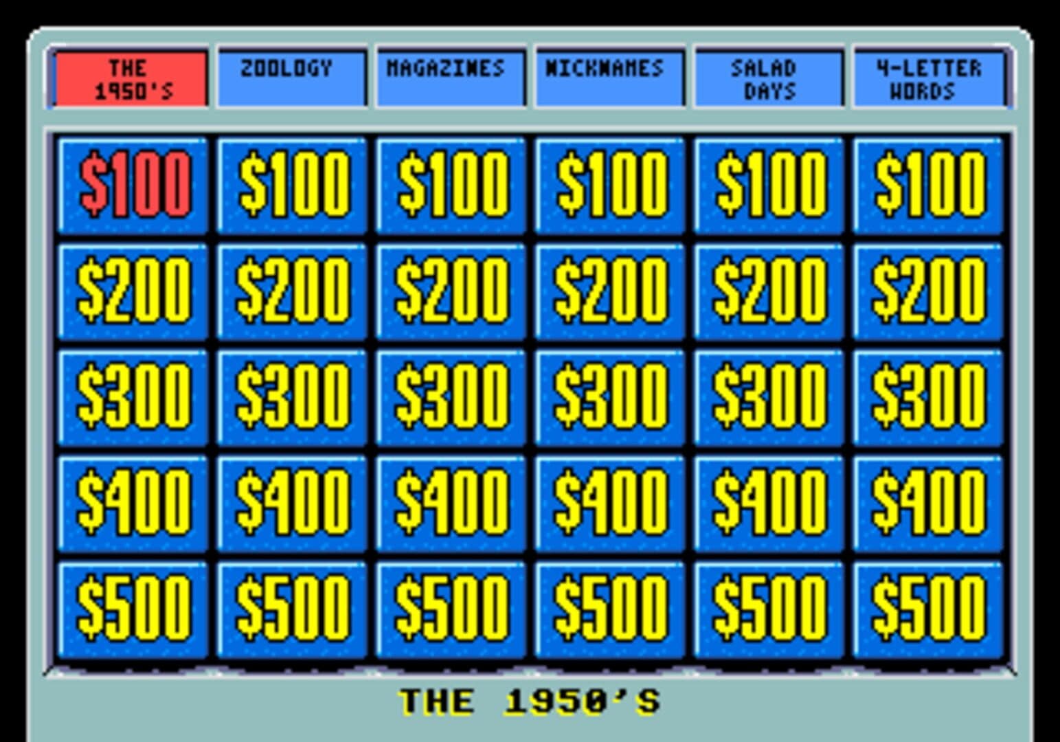 Jeopardy! screenshot 2