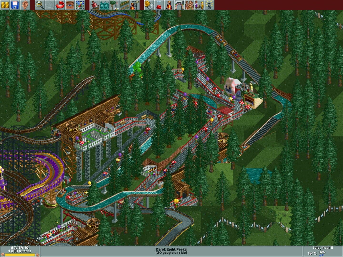 RollerCoaster Tycoon screenshot 7