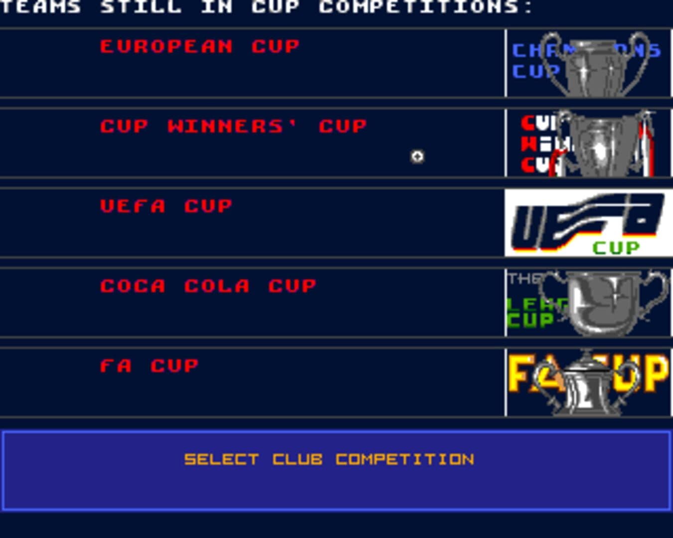 Tactical Manager 2 screenshot 1