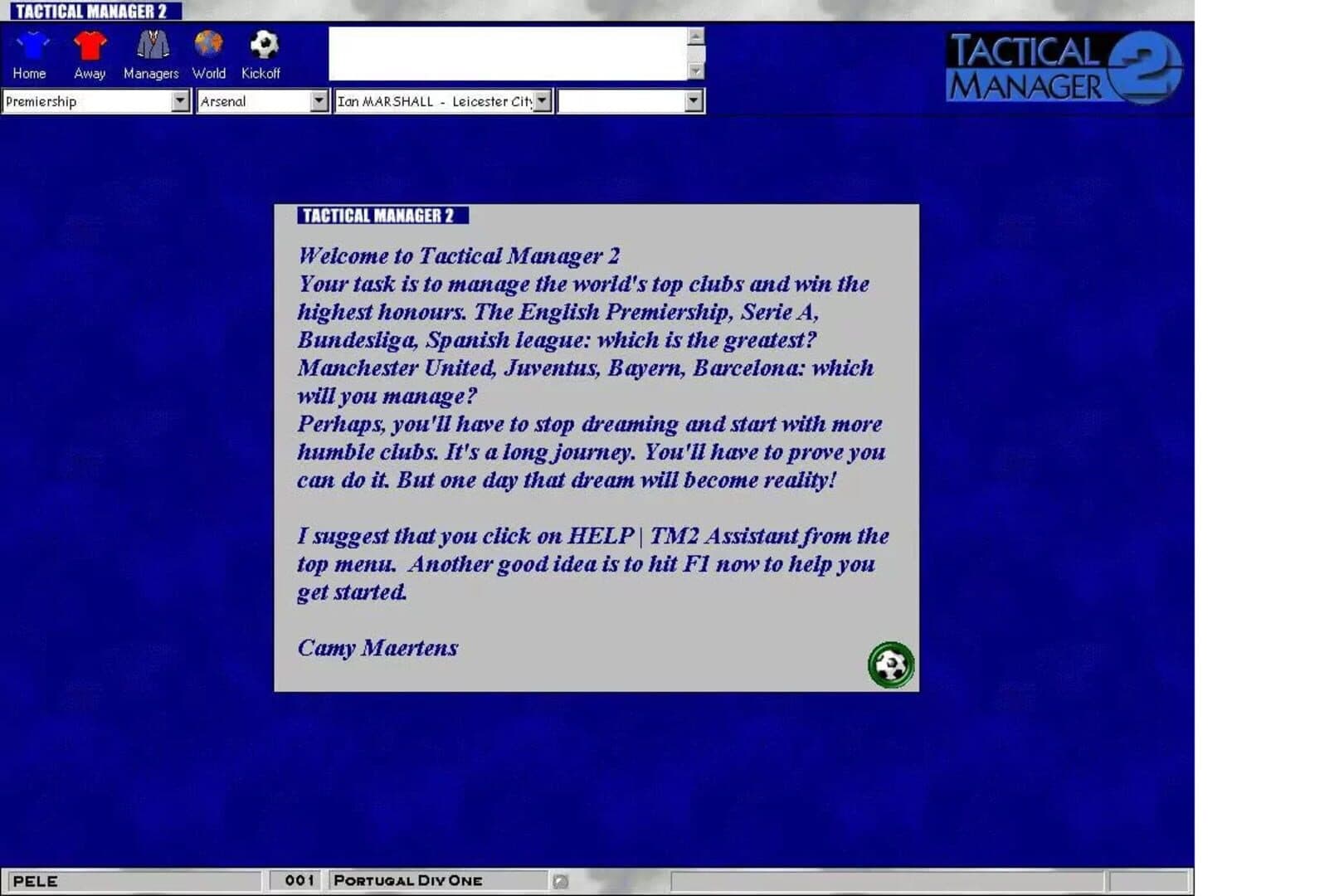Tactical Manager 2 screenshot 3
