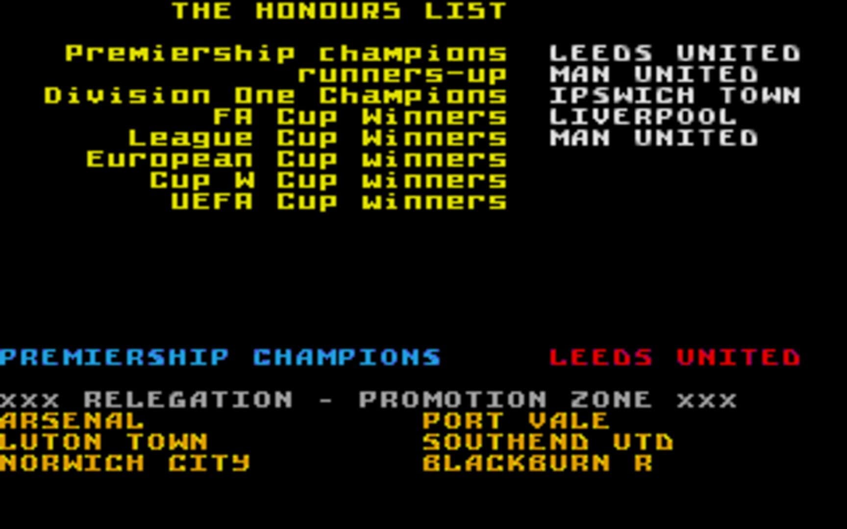 Tactical Manager screenshot 1