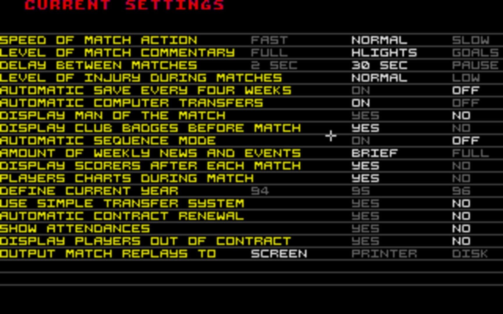 Tactical Manager screenshot 2