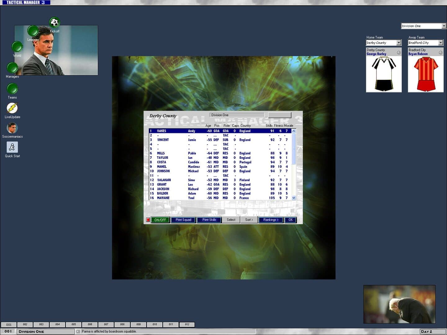 Tactical Manager 3 screenshot 9