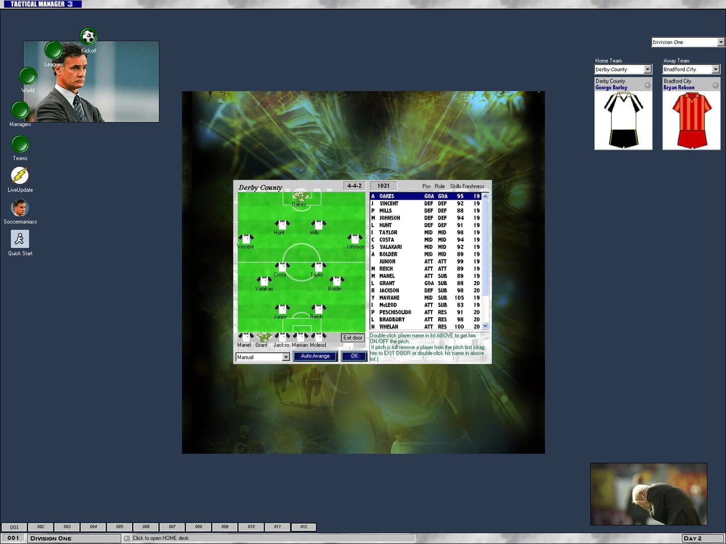 Tactical Manager 3 screenshot 4