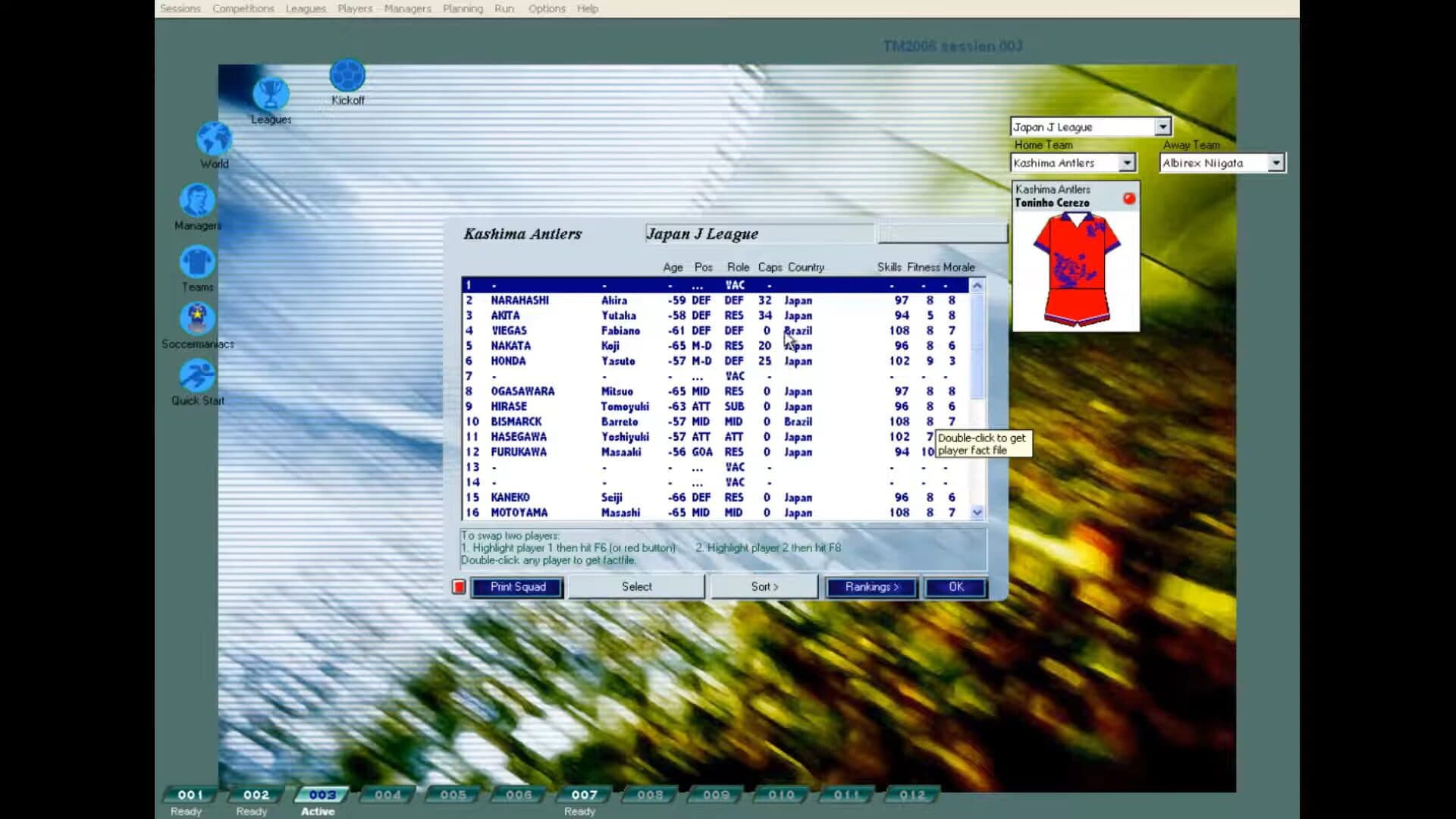 Tactical Manager 2006 screenshot 6