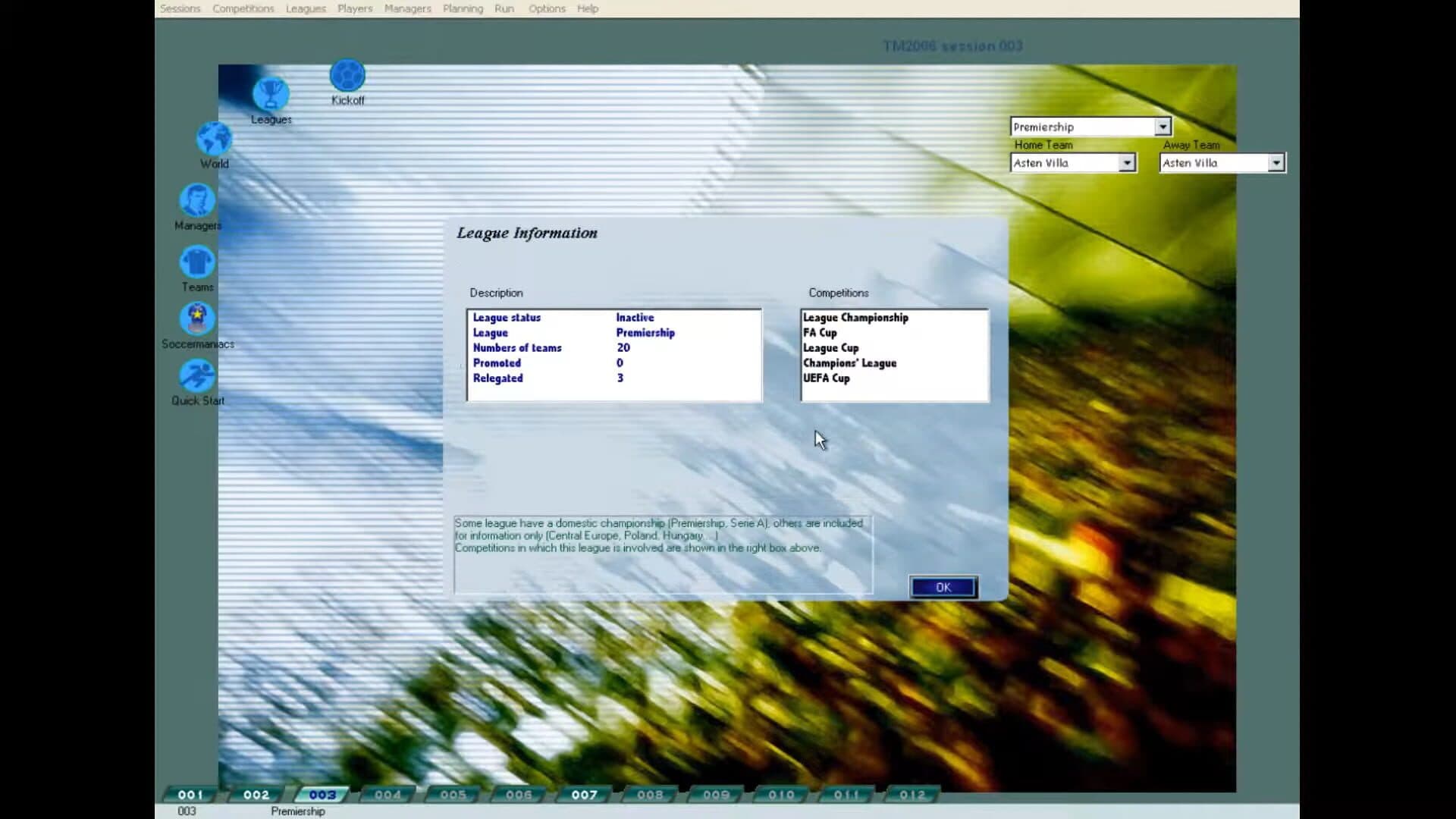 Tactical Manager 2006 screenshot 8