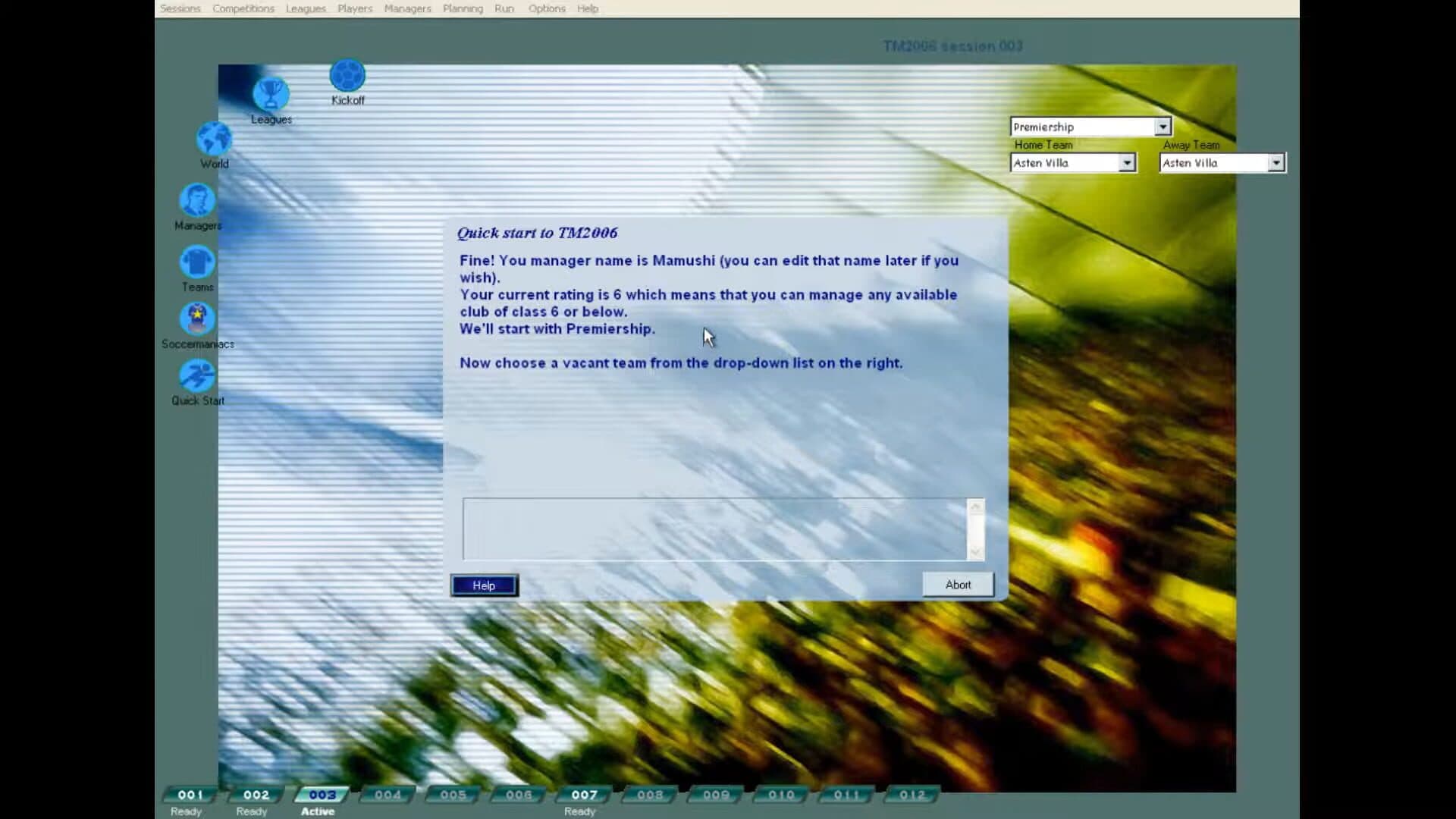 Tactical Manager 2006 screenshot 9