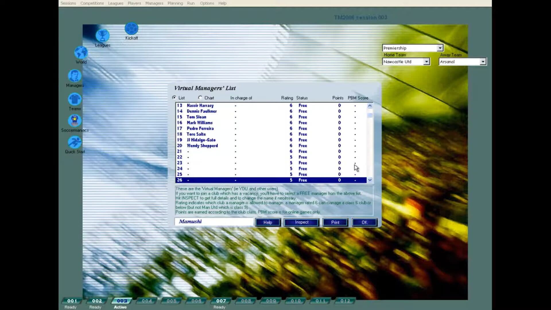 Tactical Manager 2006 screenshot 10
