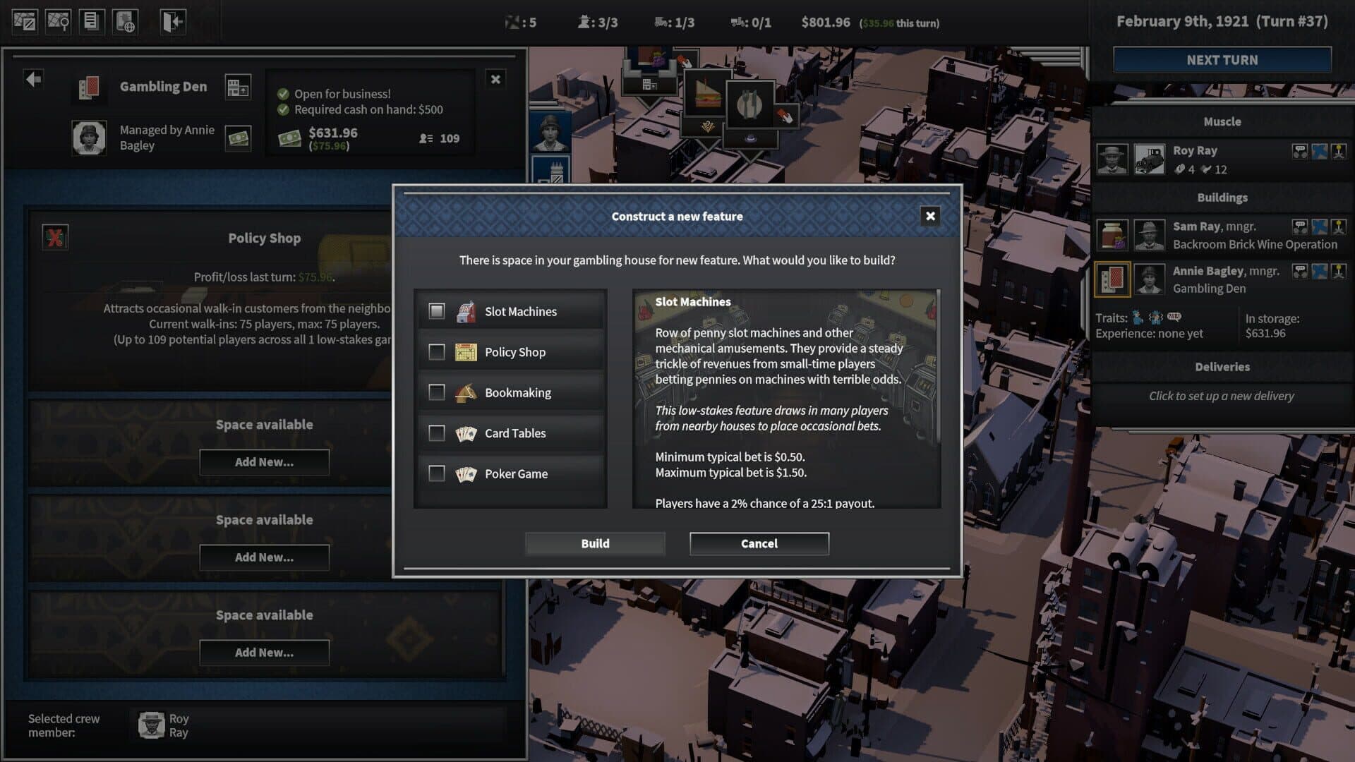 City of Gangsters: Atlantic City screenshot 2