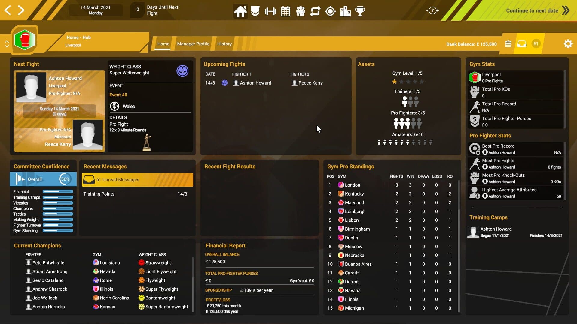 Boxing Club Manager screenshot 6