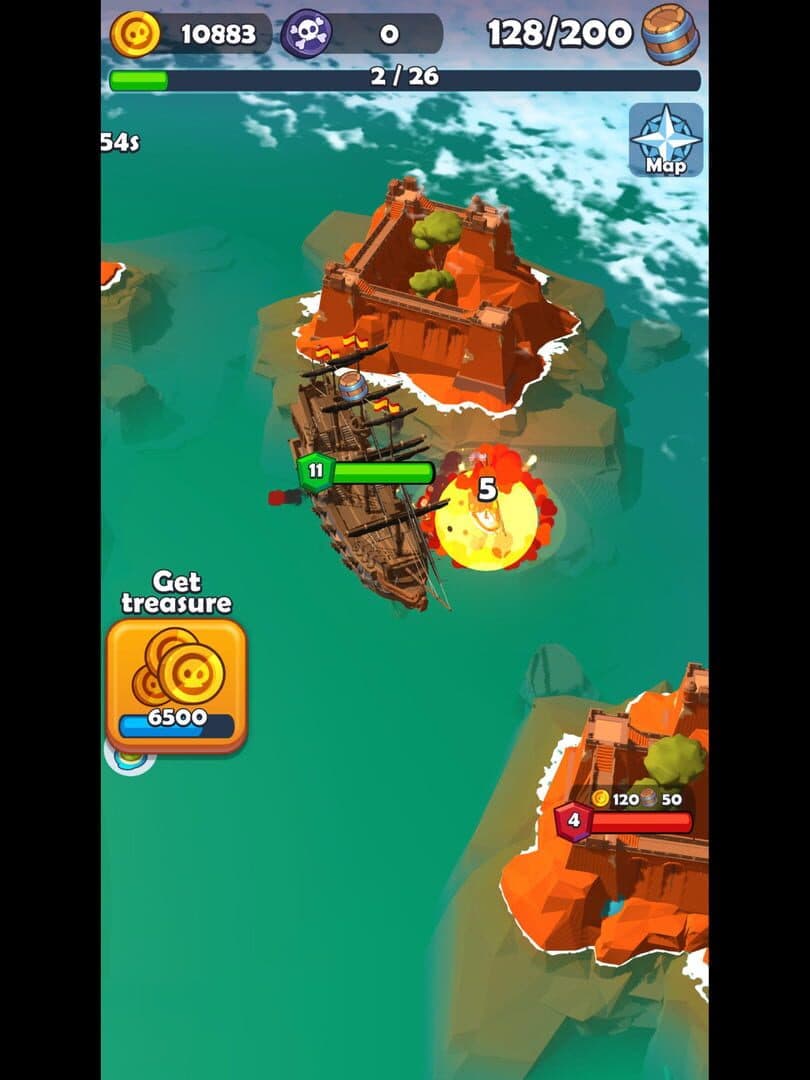 Pirate Raid: Caribbean Battle screenshot 2