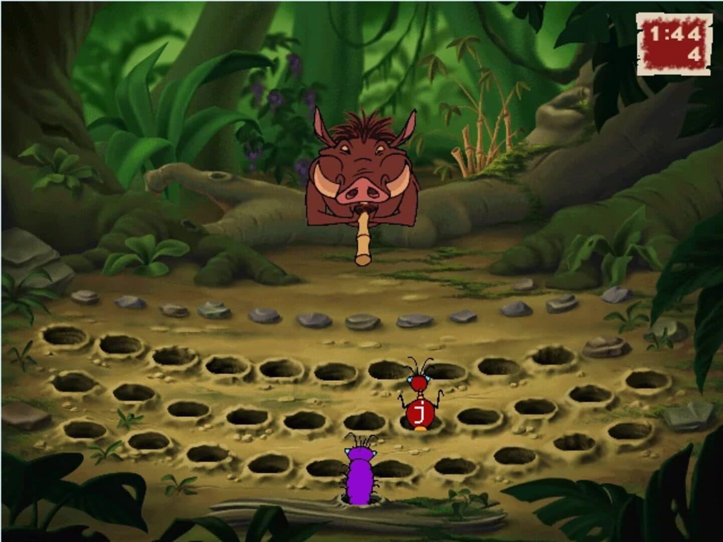 Disney's Adventures in Typing with Timon & Pumbaa screenshot 2