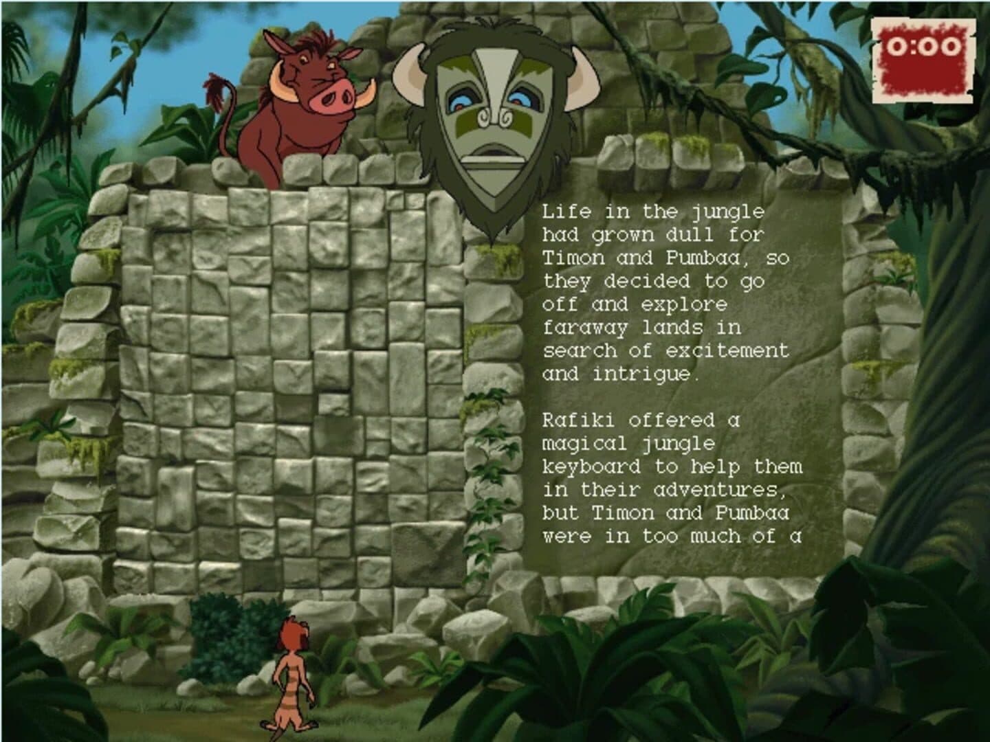 Disney's Adventures in Typing with Timon & Pumbaa screenshot 6