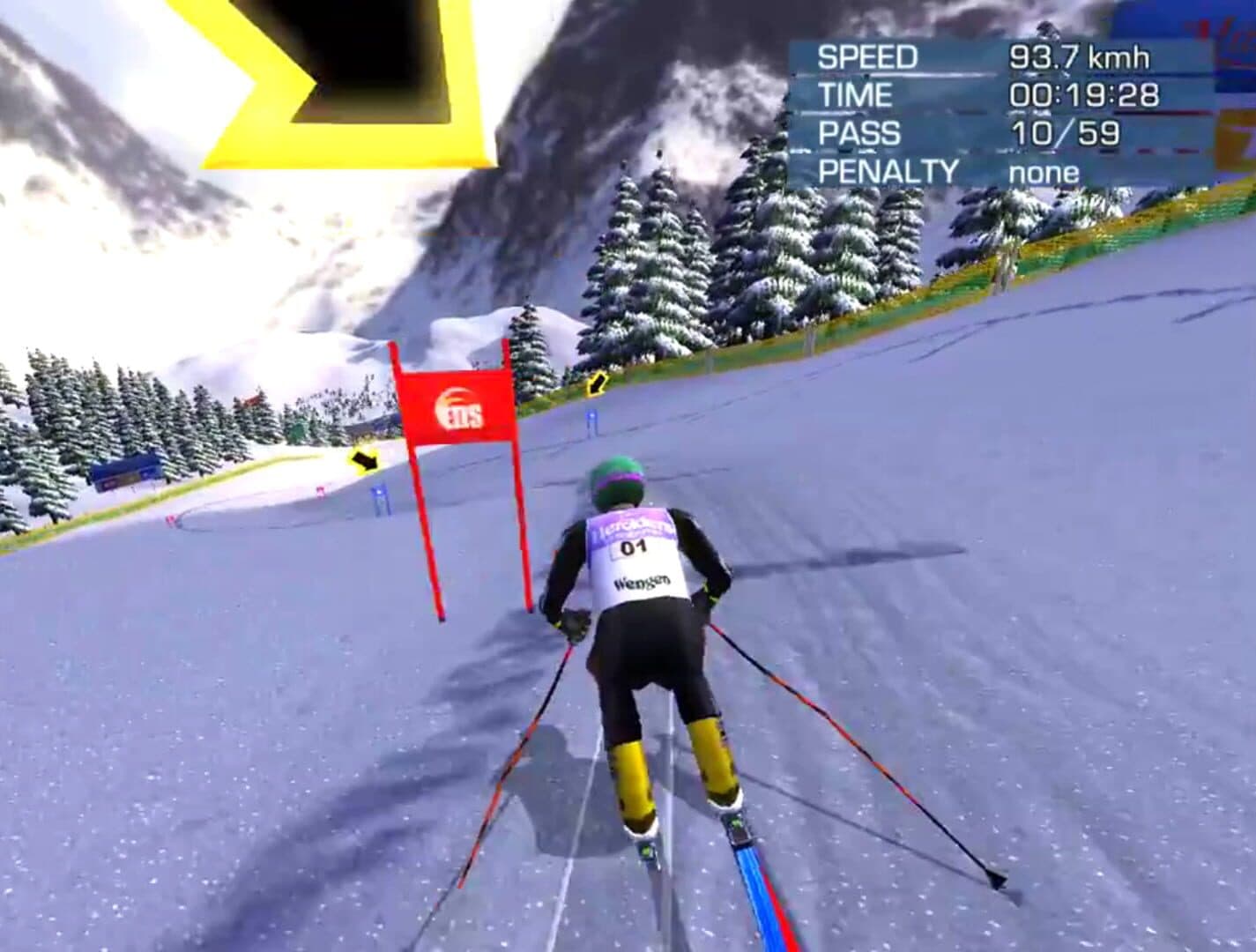 Alpine Skiing 2005 screenshot 1
