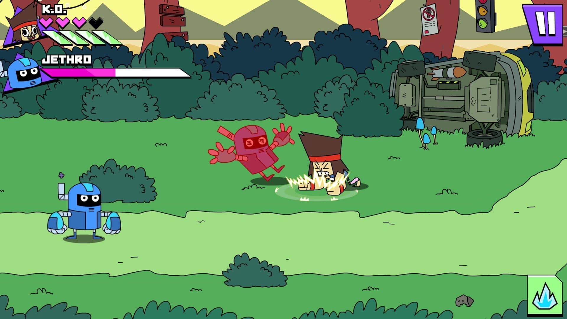 OK K.O.!: Lakewood Plaza - Turbo screenshot 1