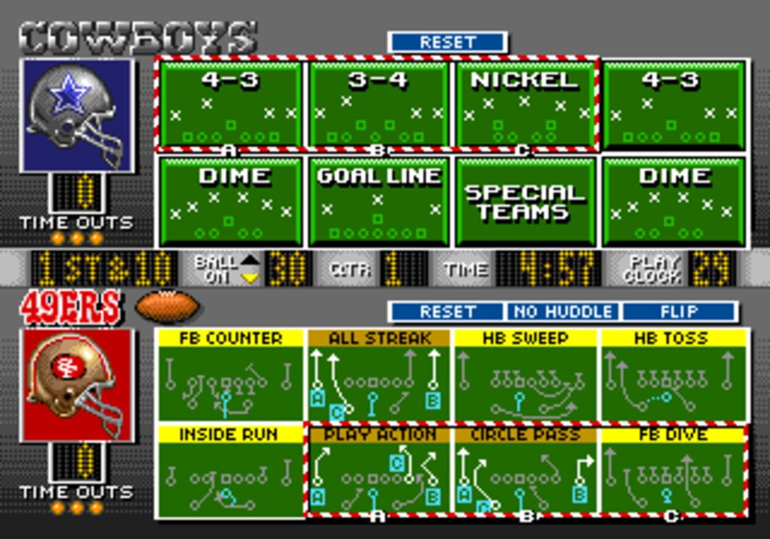 Madden NFL '94 screenshot 1