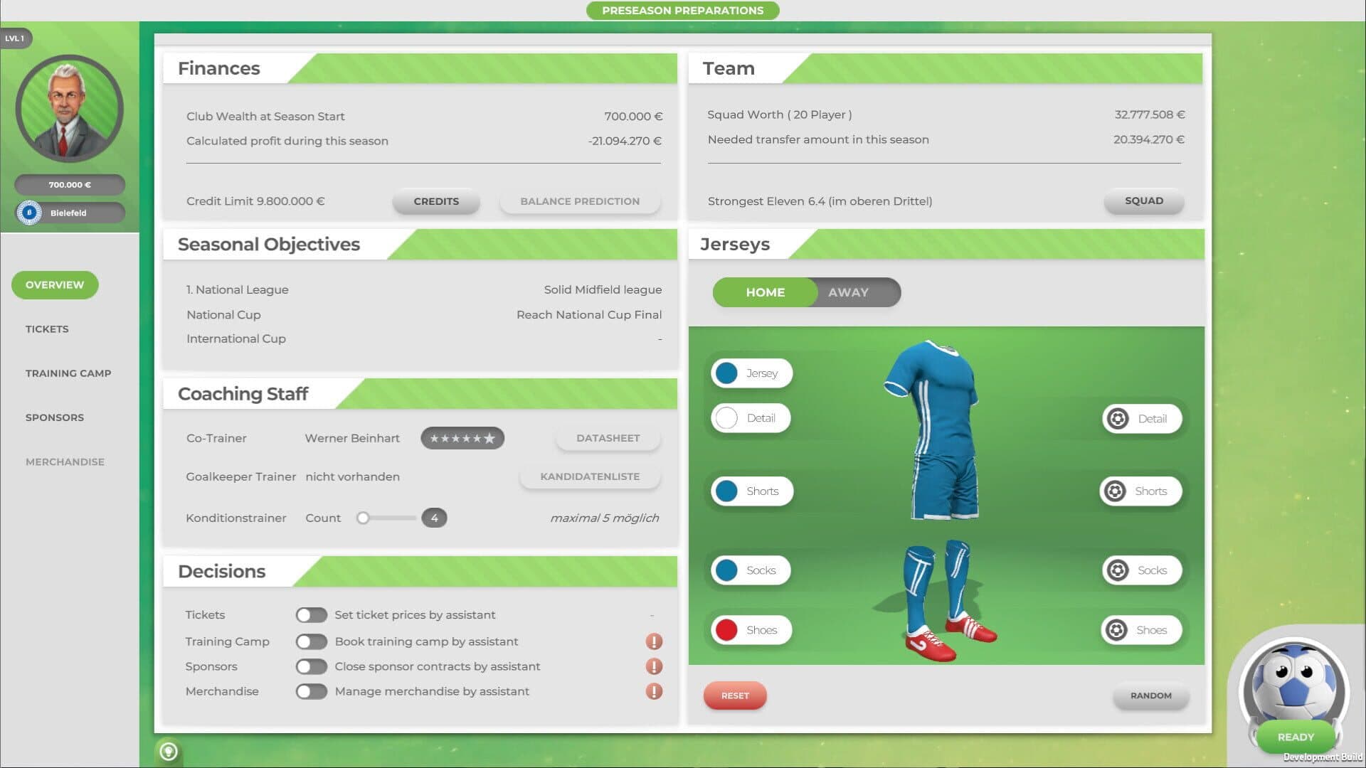 Goal!: The Club Manager screenshot 2