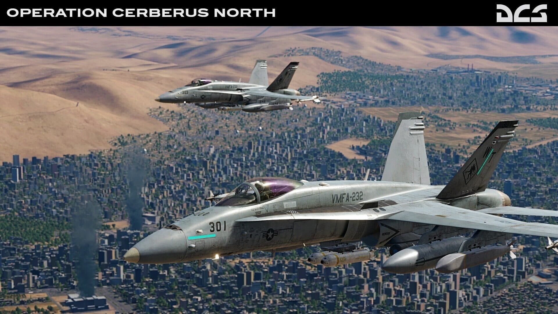 DCS World: F/A-18C Operation Cerberus North by Ground Pounder Sims screenshot 24