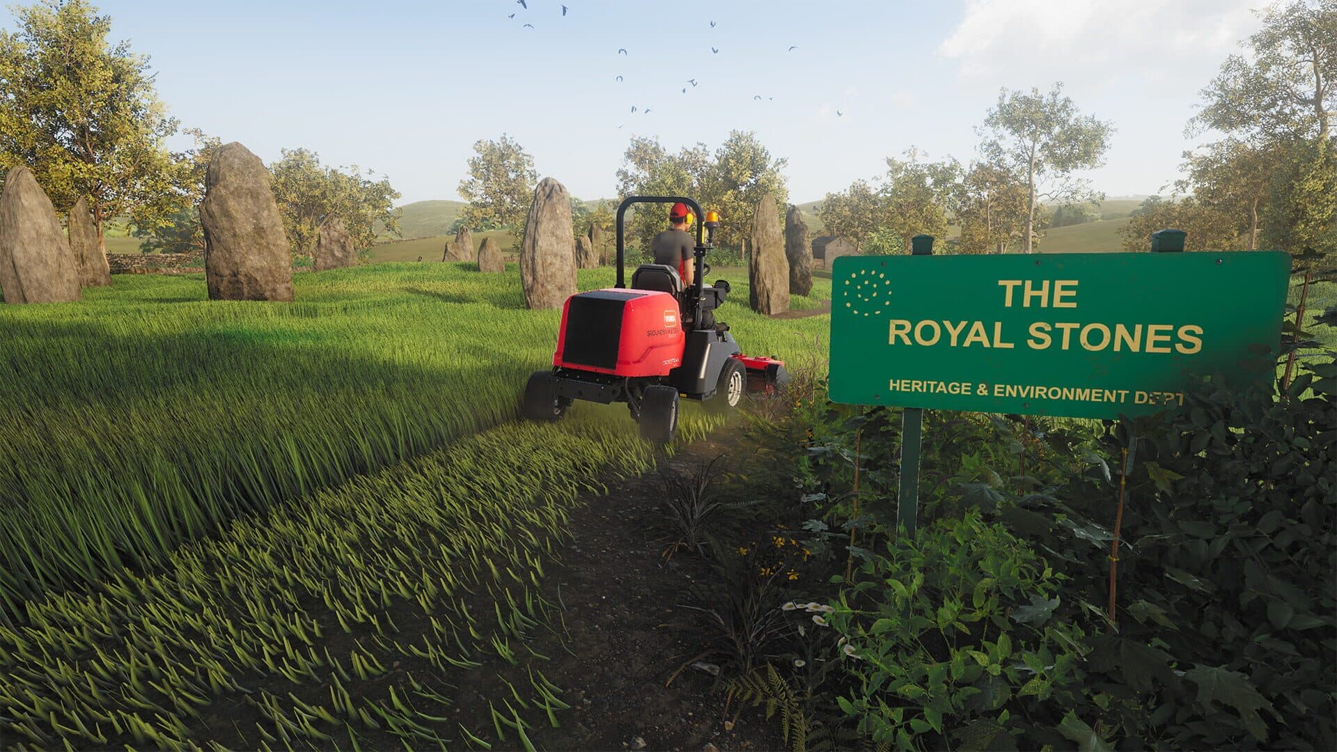 Lawn Mowing Simulator: Ancient Britain screenshot 4