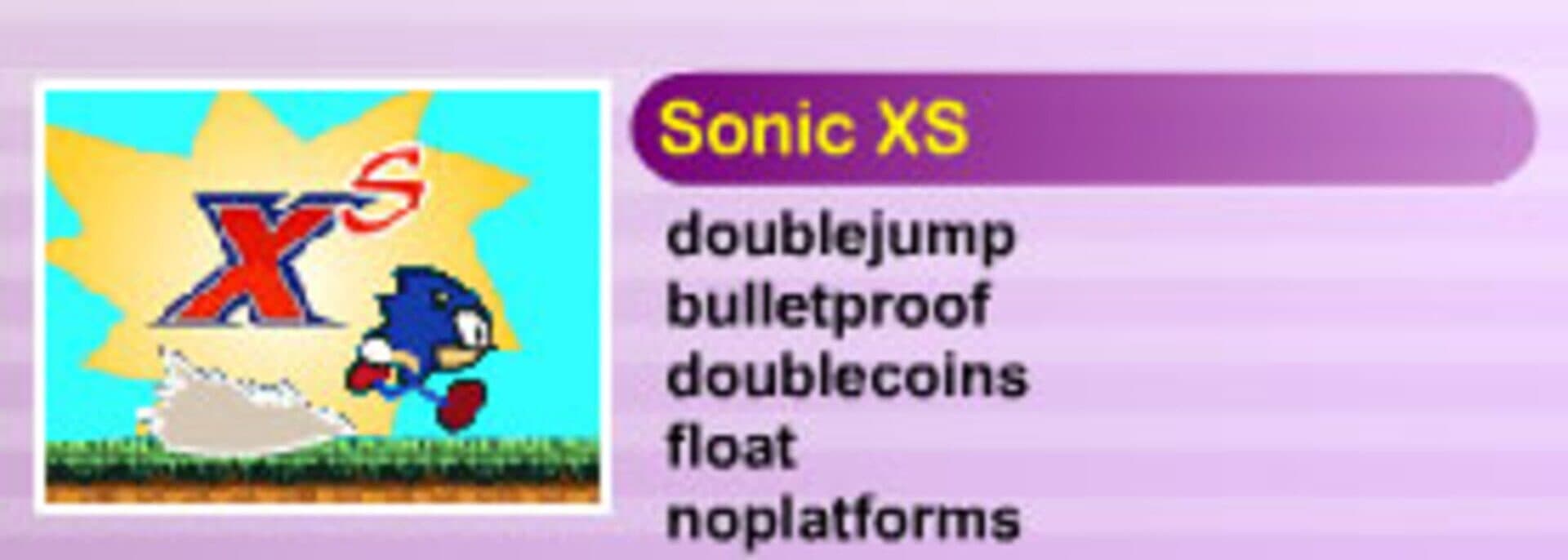 Sonic XS screenshot 2