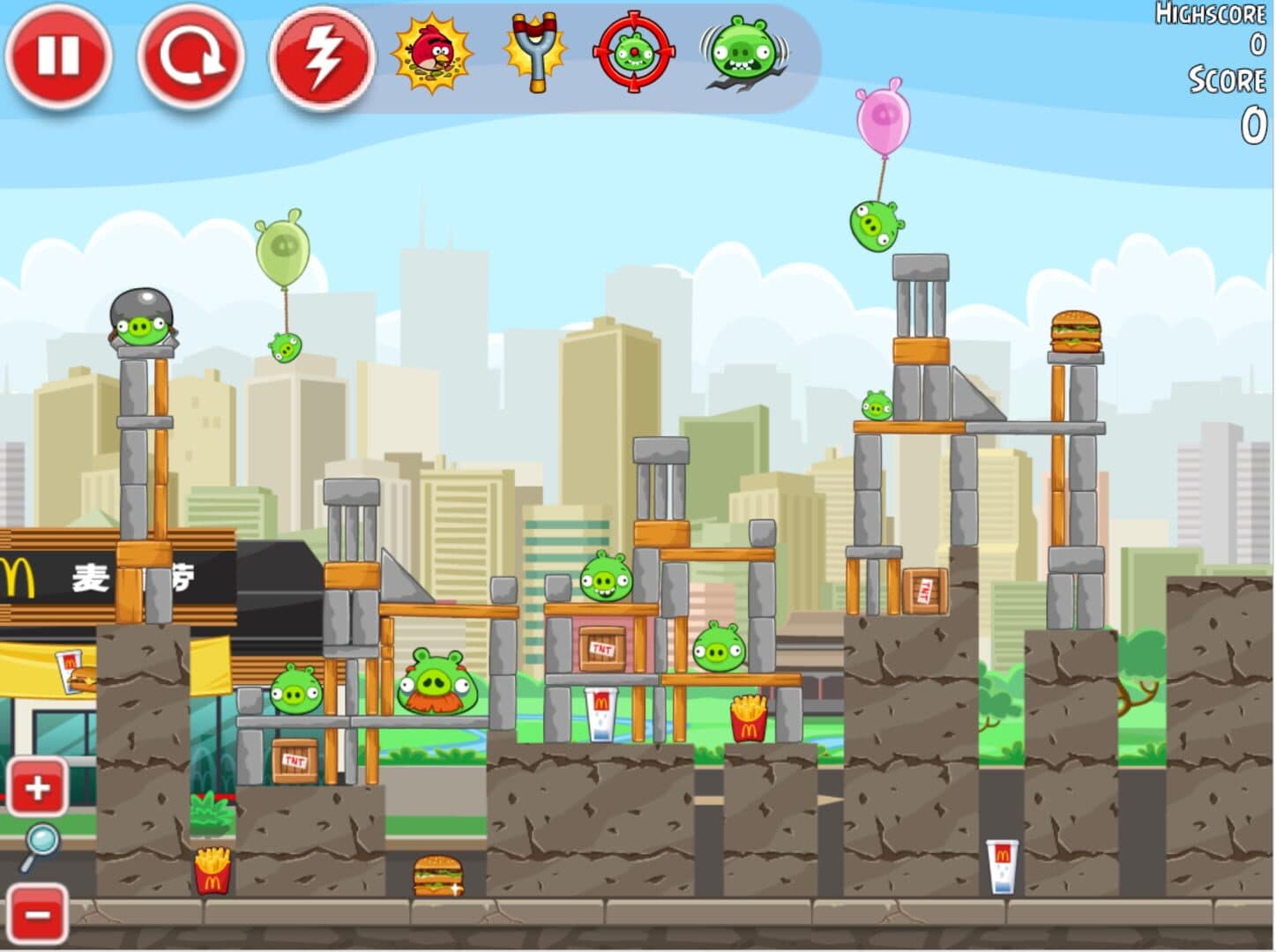 Angry Birds McDonald's screenshot 2
