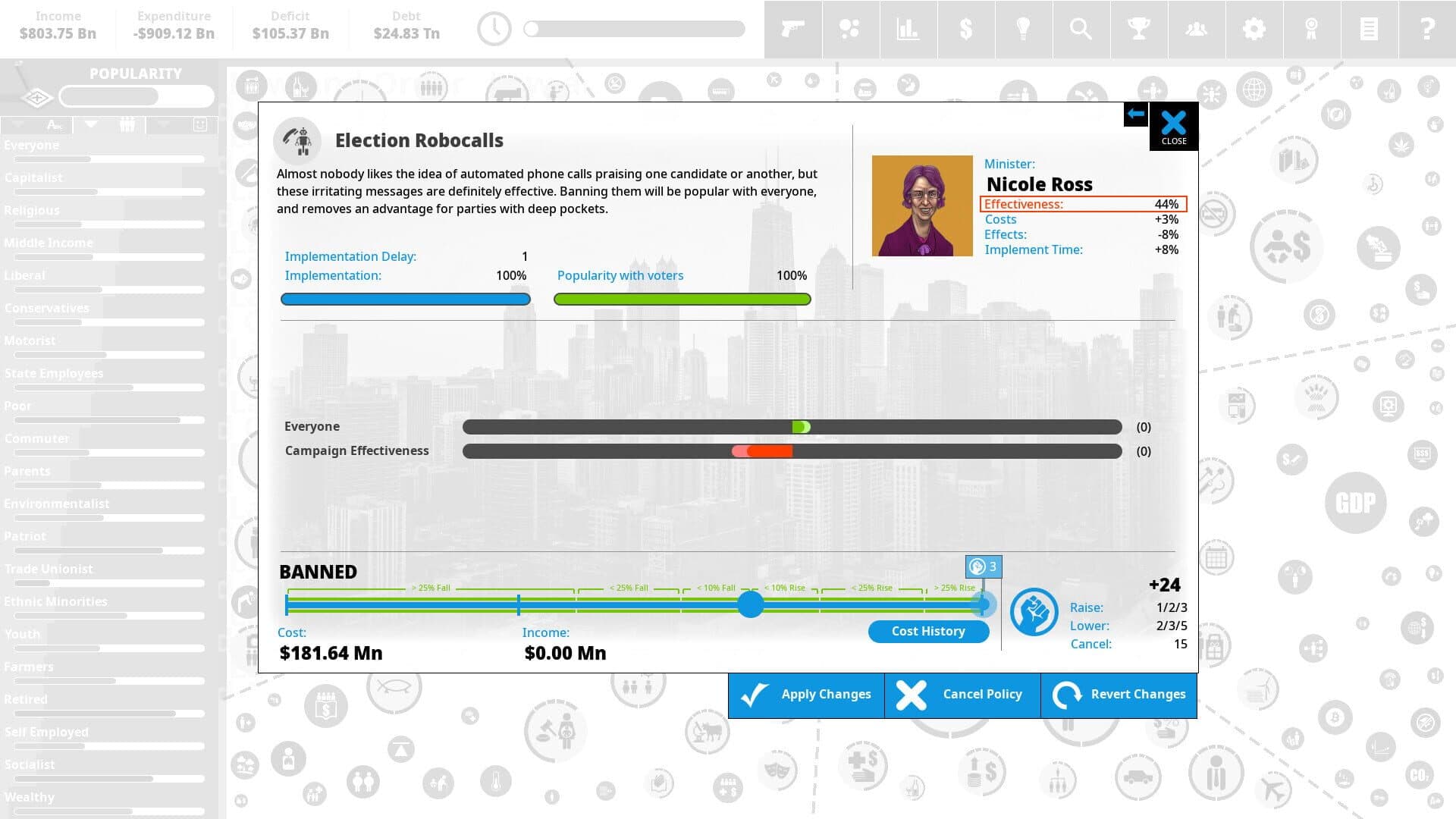 Democracy 4: Voting Systems screenshot 7