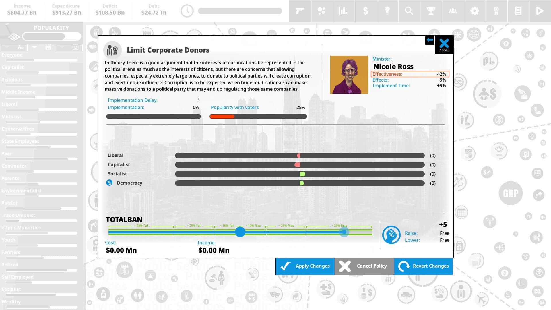 Democracy 4: Voting Systems screenshot 8