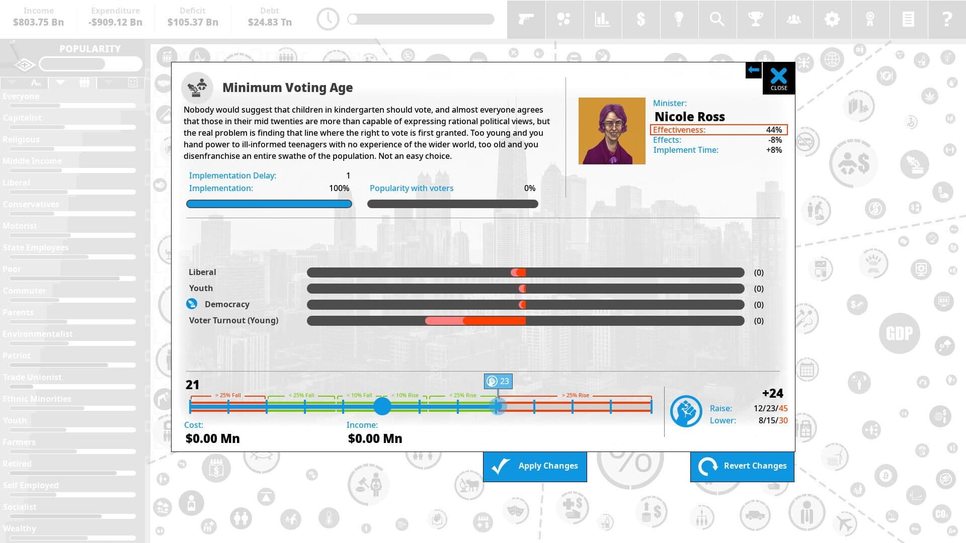 Democracy 4: Voting Systems screenshot 2