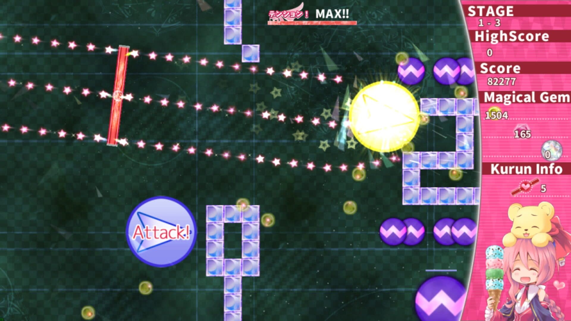 Magical Stick Girl Miracle Kurun Survival! screenshot 5