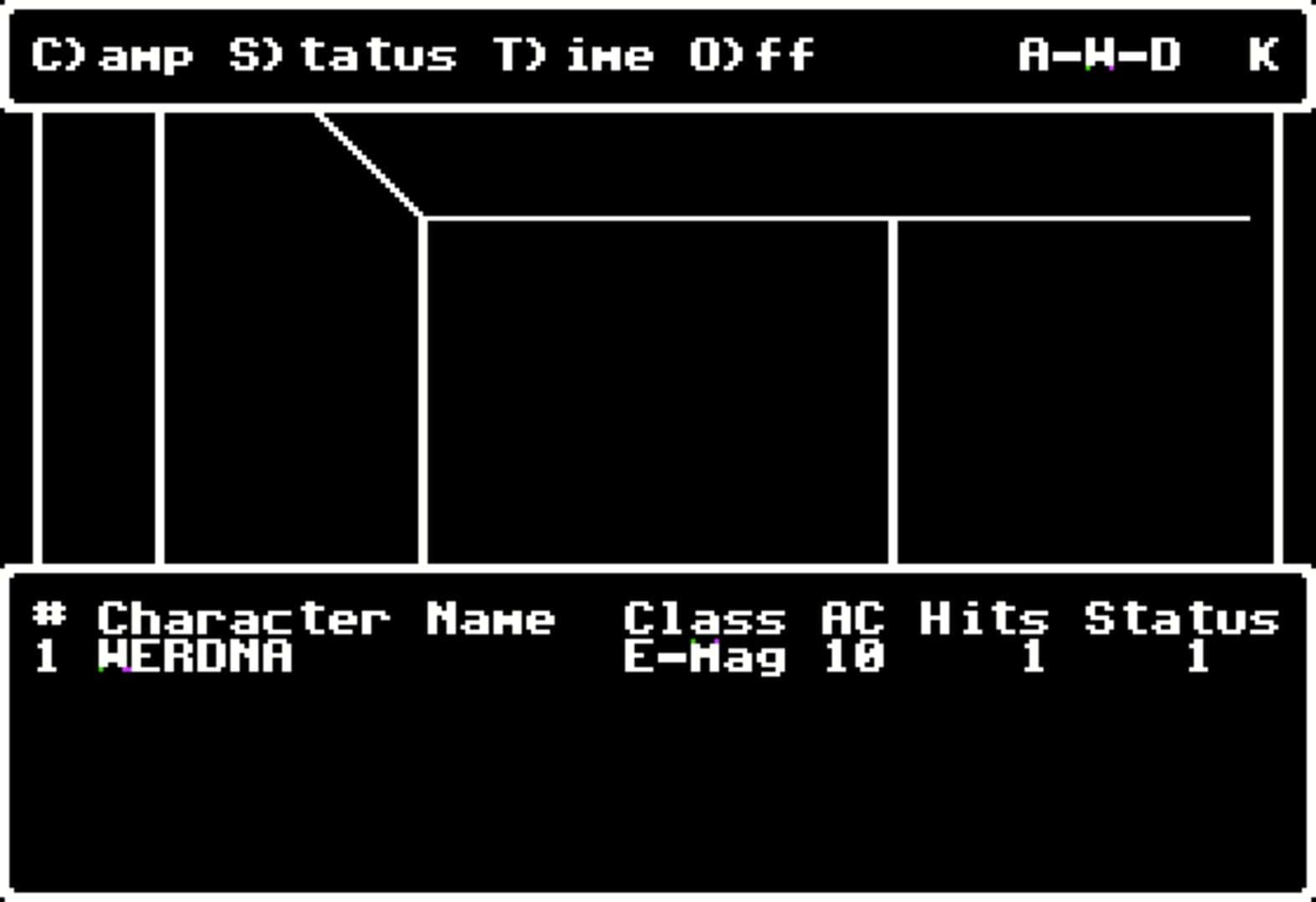 Wizardry: The Return of Werdna - The Fourth Scenario screenshot 1