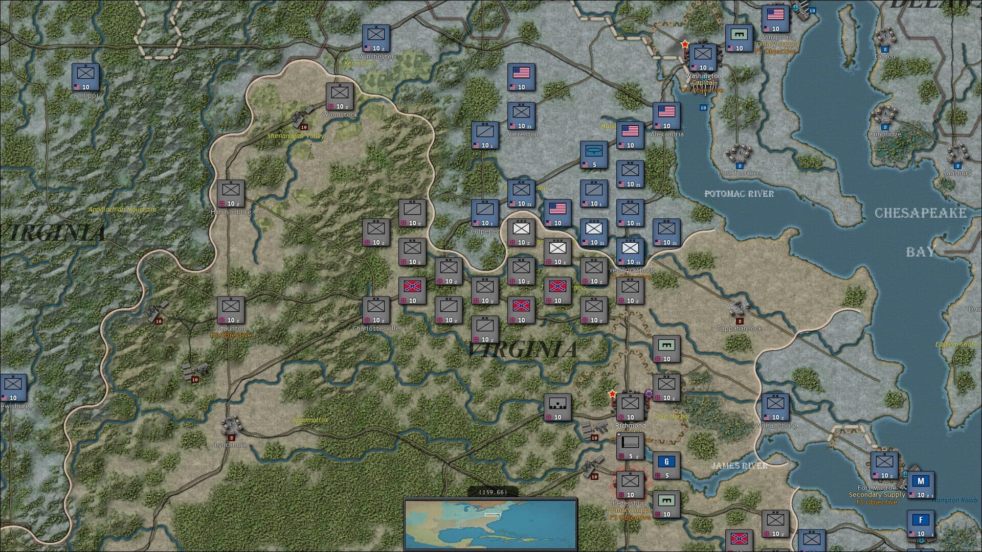 Strategic Command: American Civil War screenshot 1