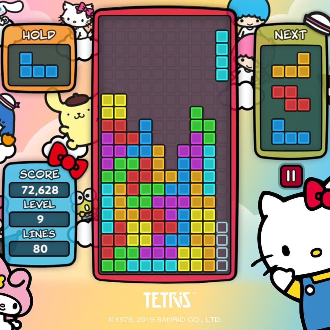 Sanrio Characters x Tetris screenshot 1