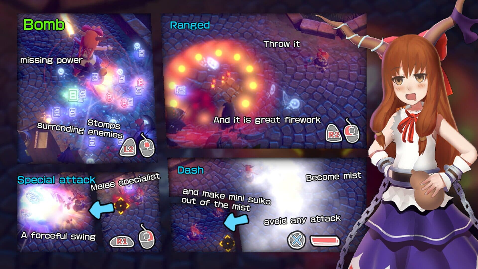 The Disappearing of Gensokyo: Sakuya, Koishi, Suika screenshot 2