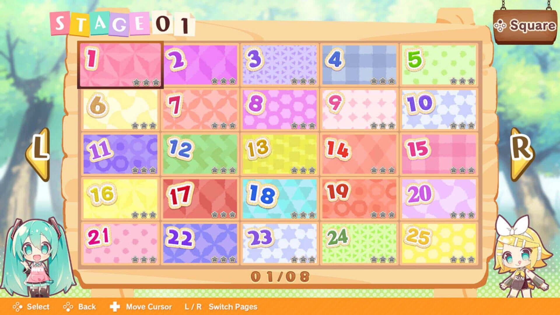 Hatsune Miku Connecting Puzzle Tamagotori: Snow Miku 2022 screenshot 2