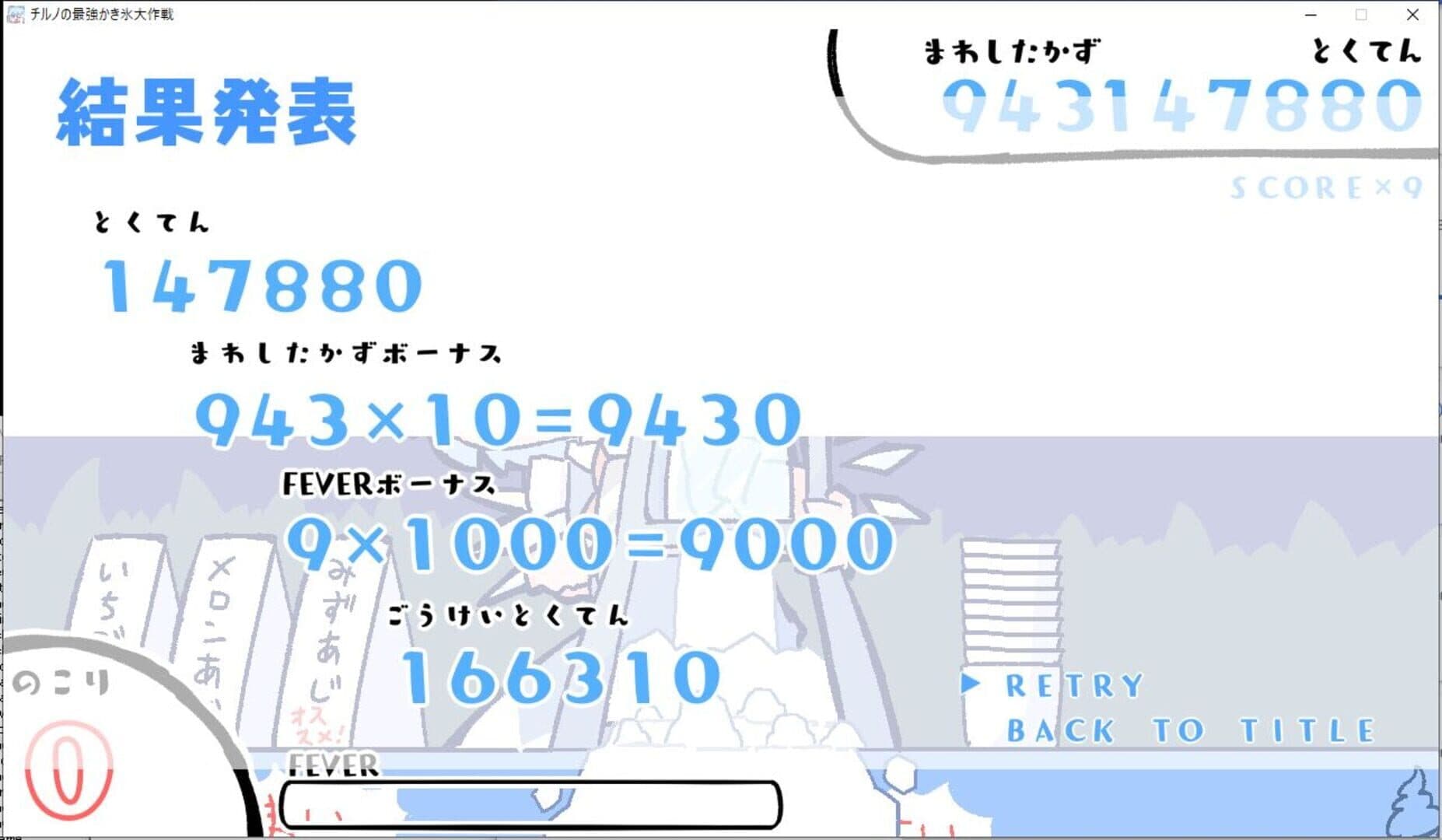 Cirno no Saikyou Kakigoori Daisakusen! screenshot 3
