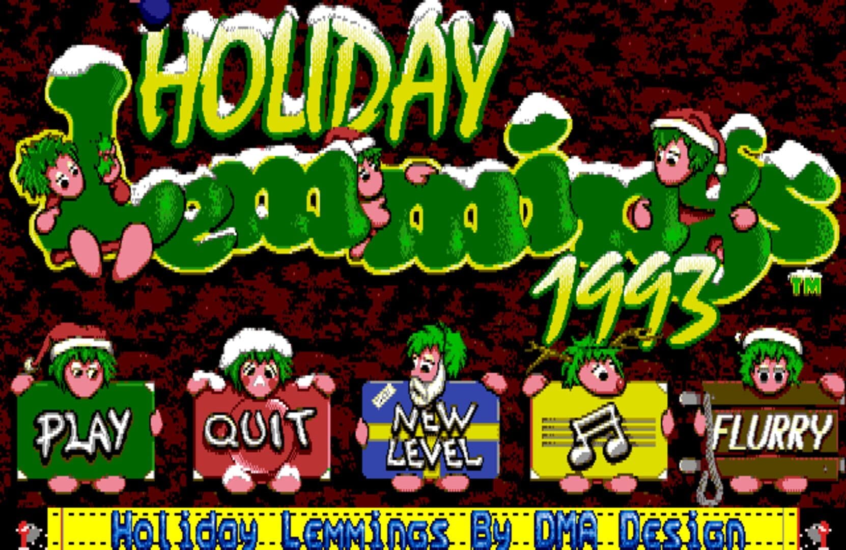 Holiday Lemmings screenshot 1