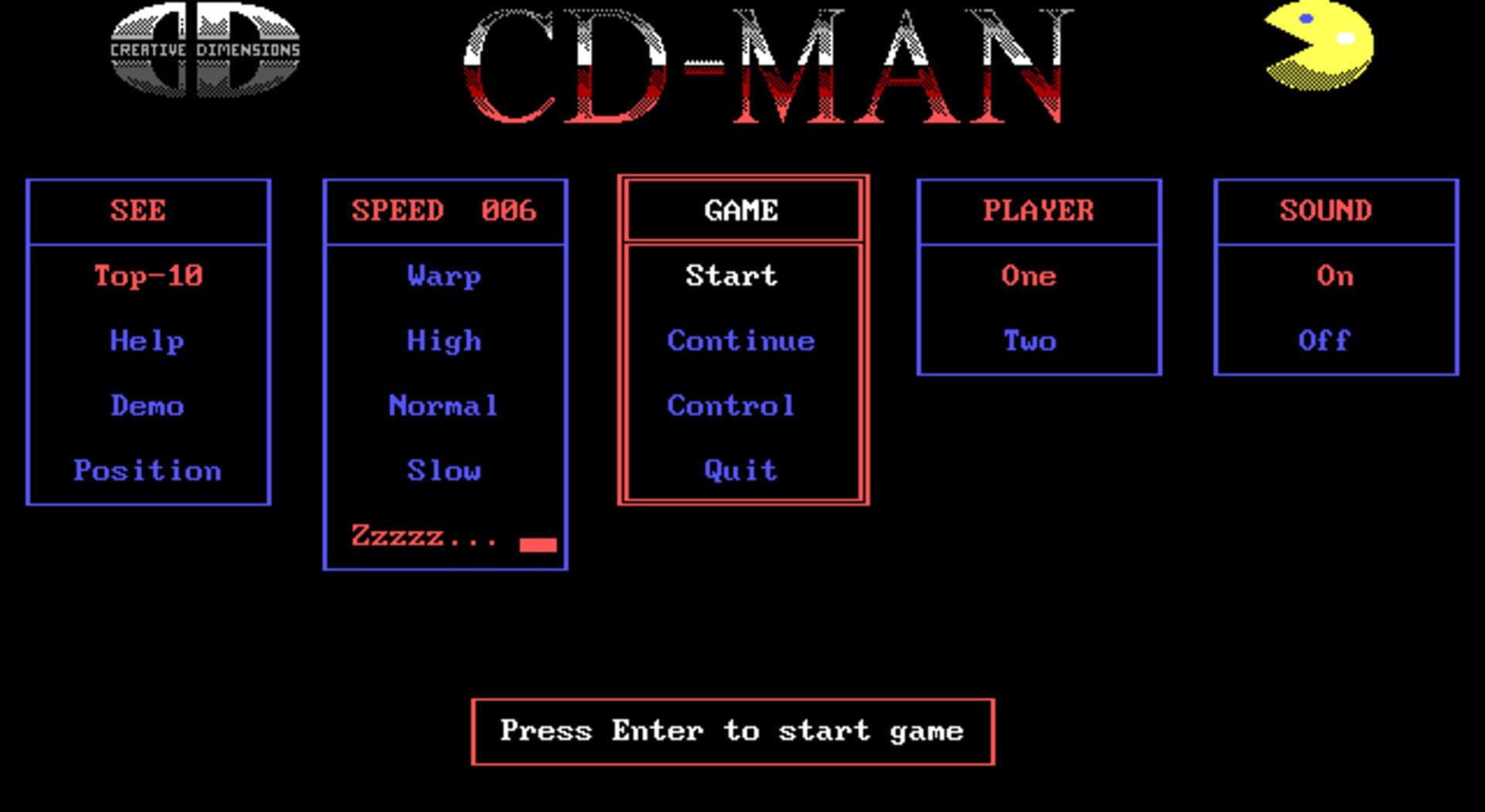 CD-Man screenshot 2