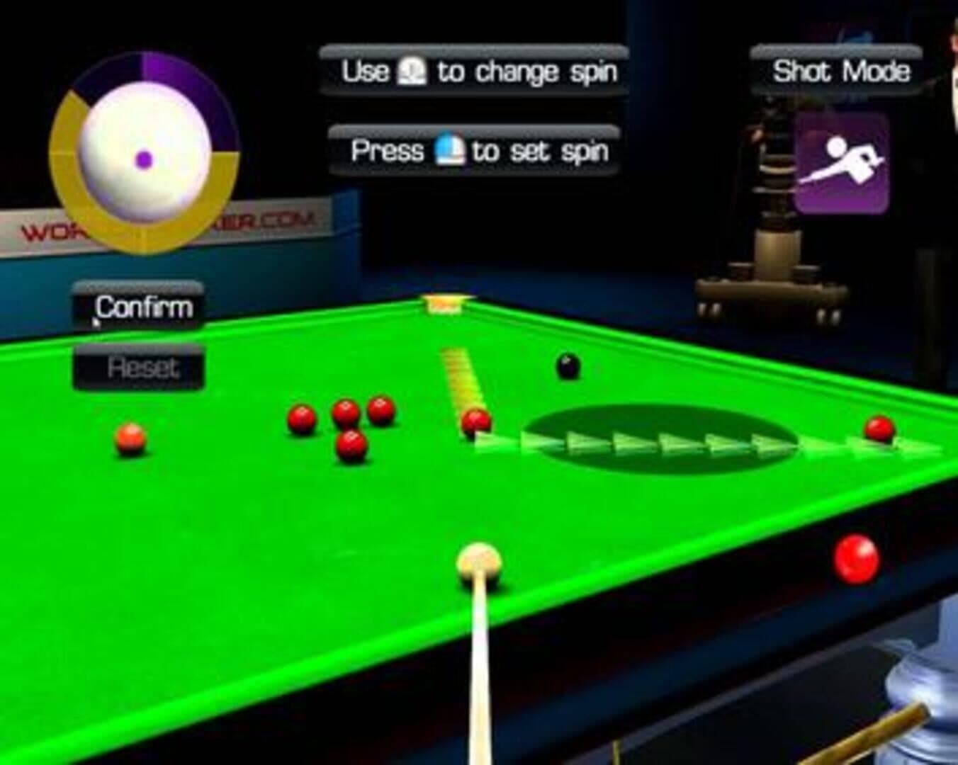 World Snooker Challenge 2007 screenshot 1