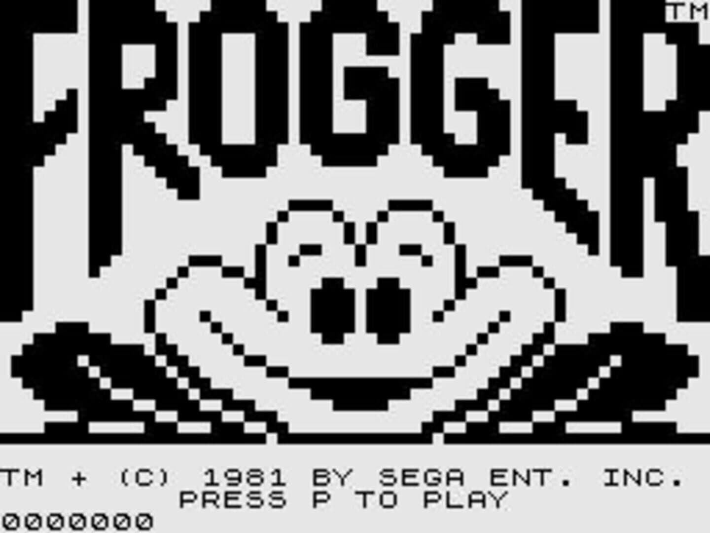 Frogger screenshot 1