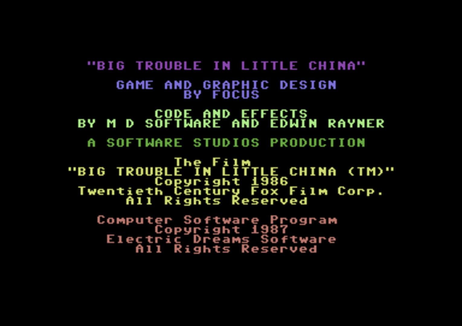 Big Trouble in Little China screenshot 12