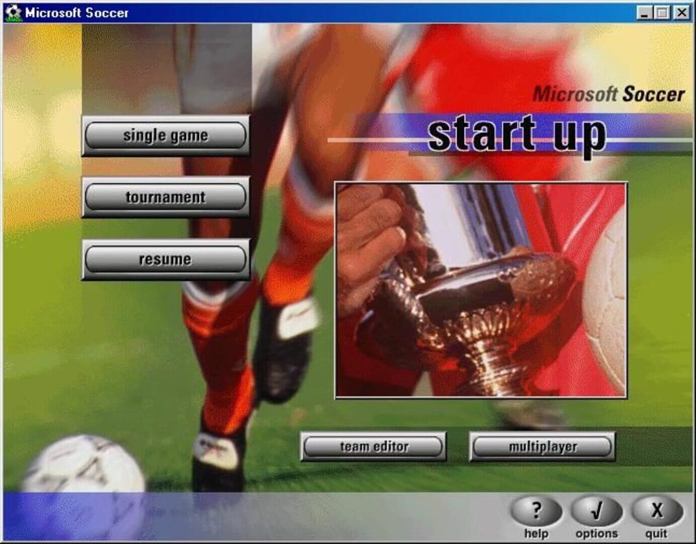 Microsoft Soccer screenshot 4
