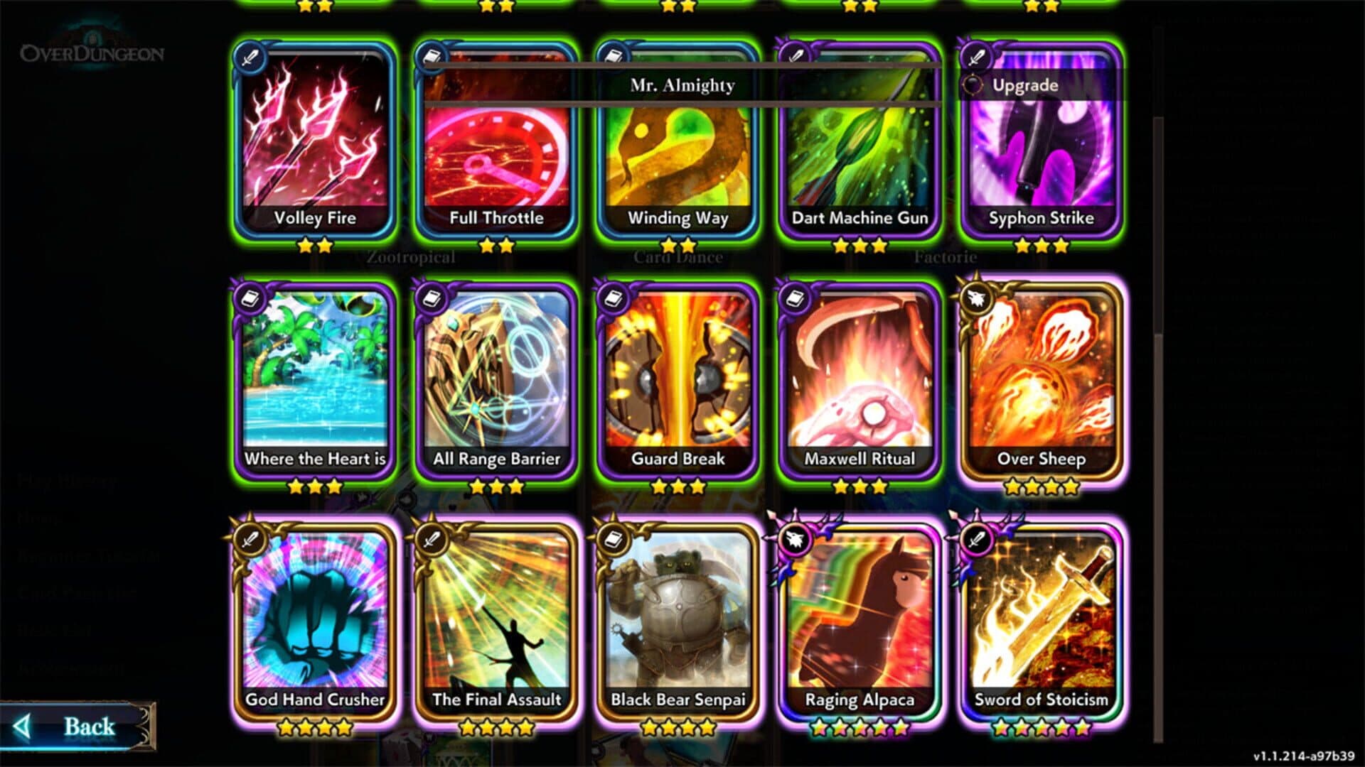 Overdungeon - Mr.Almighty (Card Pack) screenshot 4