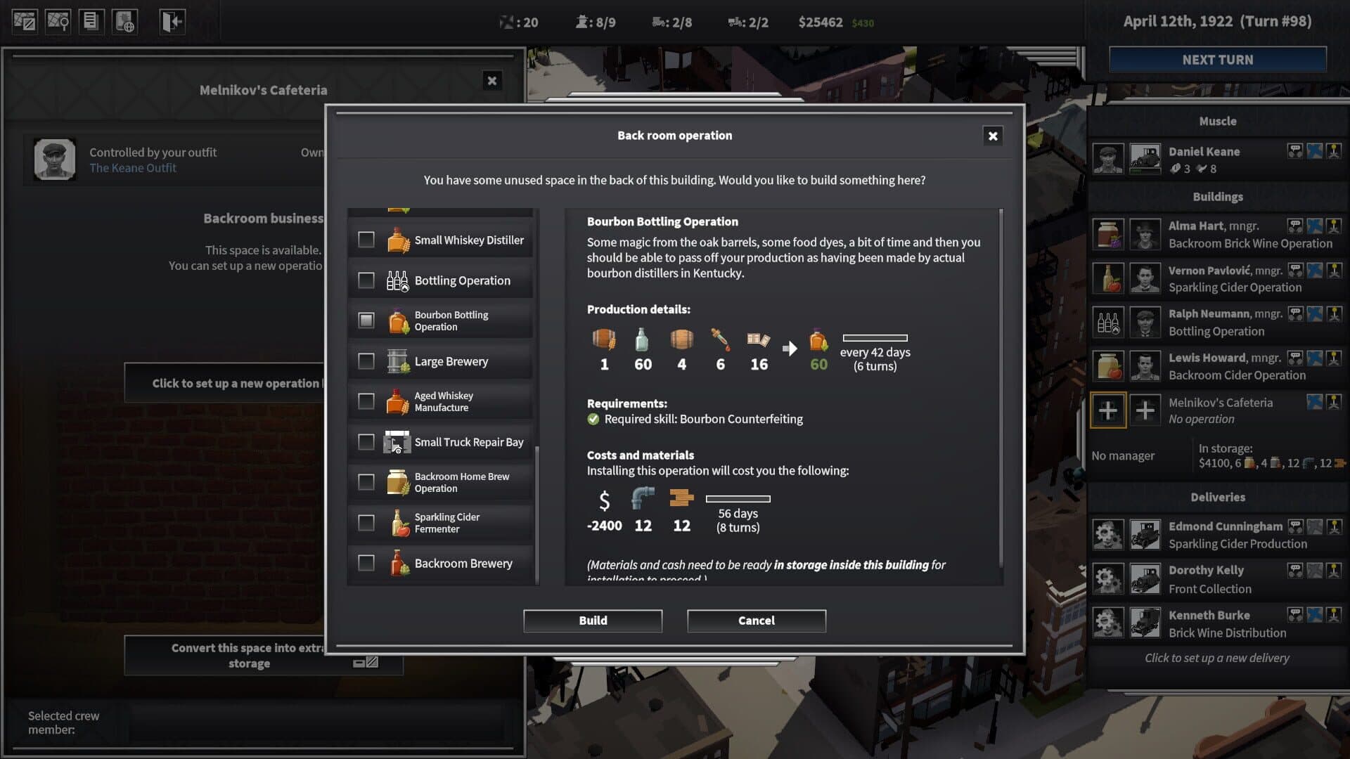 City of Gangsters: Bourbon Bootlegging screenshot 3