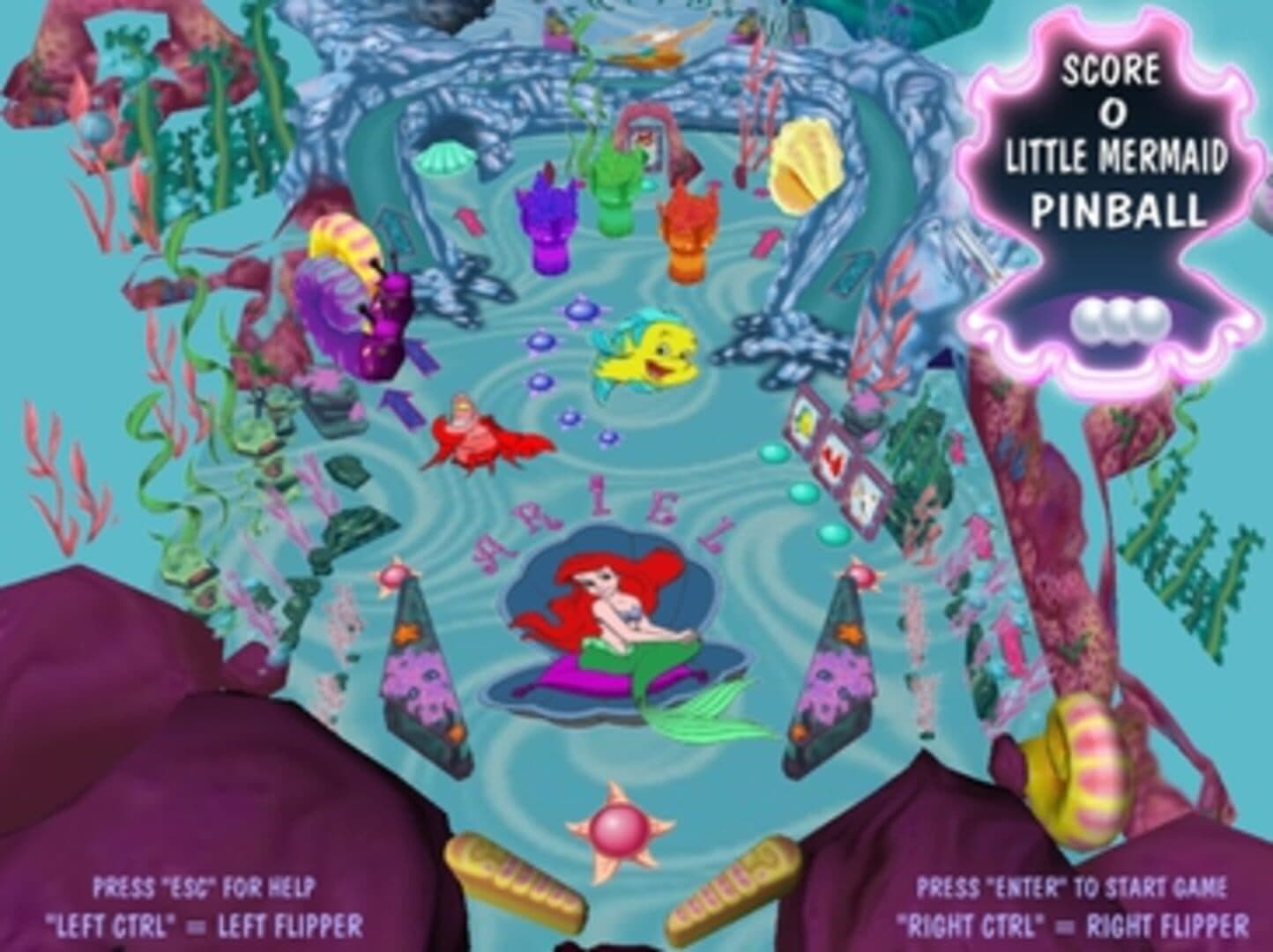The Little Mermaid Pinball screenshot 1