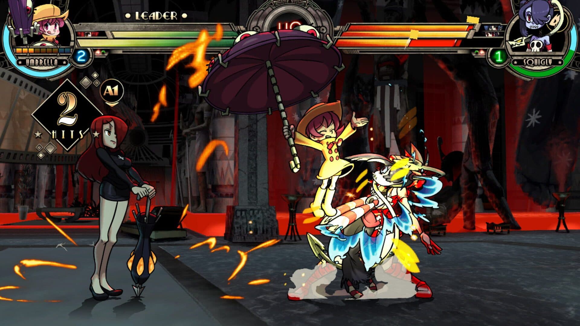 Skullgirls: 2nd Encore - Umbrella screenshot 1