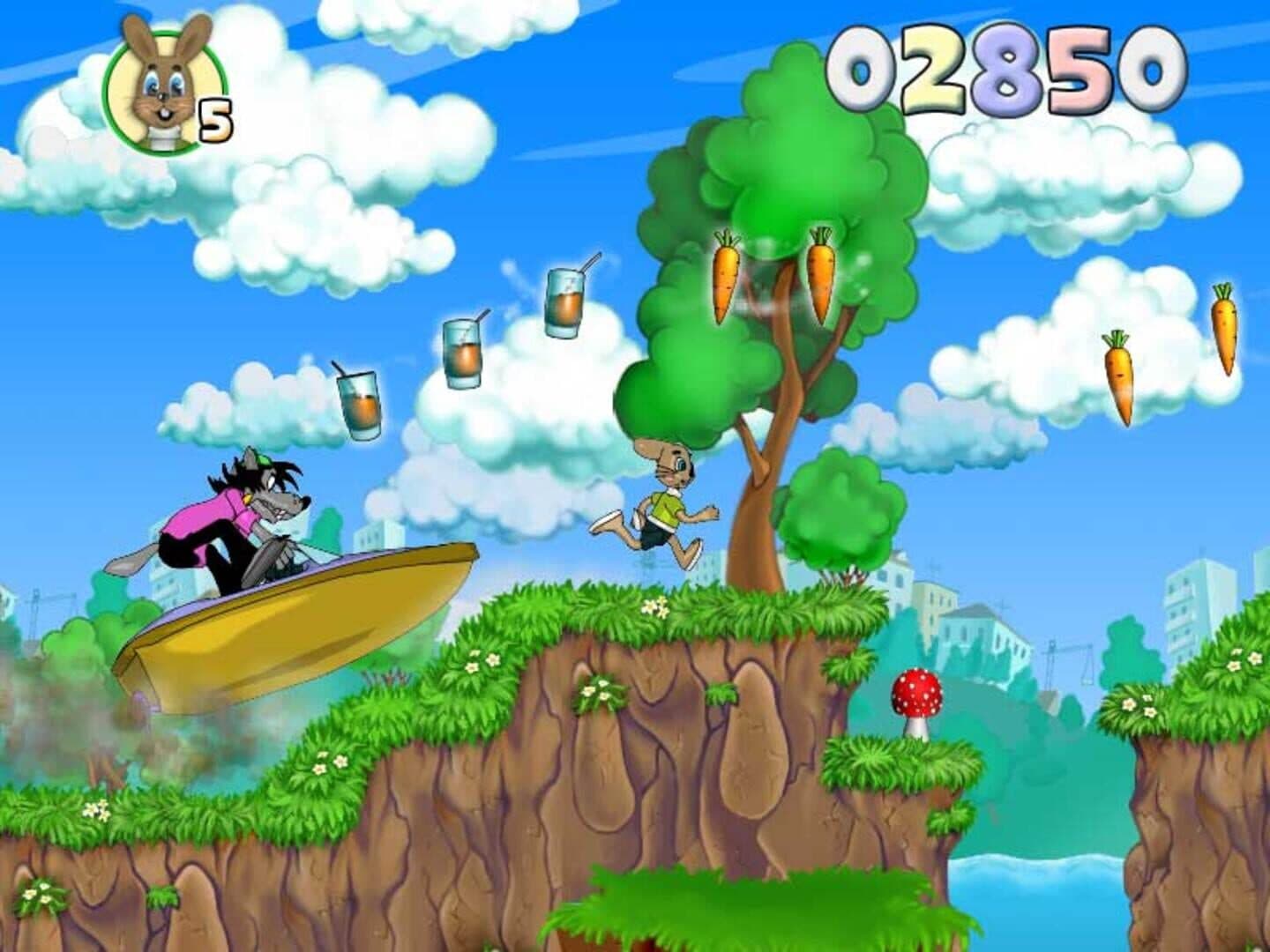 Nu, pogodi! Vypusk 4: Dogonyalki screenshot 1