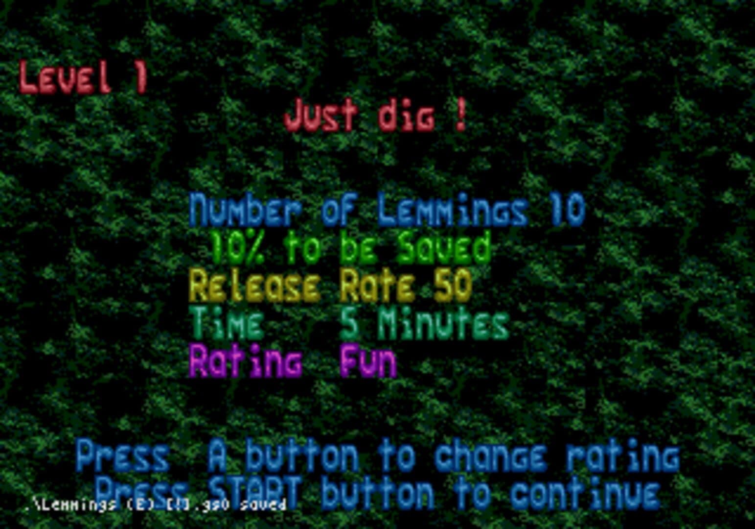 Lemmings screenshot 3